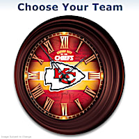 NFL Illuminated Atomic Wall Clock: Choose Your Team
