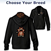 "Love Is A Wet Nose" Women's Hoodie: Choose Your Breed