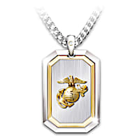 The Courage To Serve U.S. Marine Corps Pendant Necklace