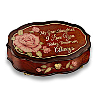 "Love You Always" Swiss-Inspired Music Box For Granddaughter