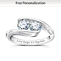 The Strength Of Our Love Personalized Ring