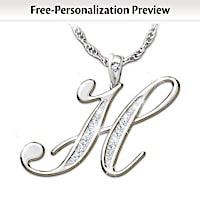 Daughter Of Mine Personalized Pendant Necklace