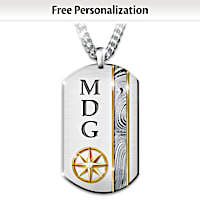 Son, Forge Your Own Path Personalized Pendant Necklace