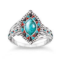 Desert Sky Turquoise Ring