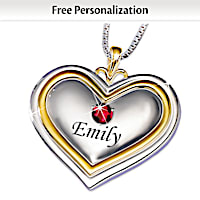 A Bushel & A Peck Personalized Pendant Necklace