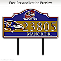 NFL Personalized Address Sign