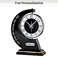 My Son, My Pride, My Joy Personalized Clock