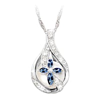 God's Loving Embrace Diamond Pendant Necklace