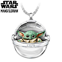 Cutest Child In The Galaxy Hover Pram Pendant Necklace