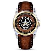 Texas Forever Leather Men’s Watch