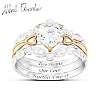 Two Hearts, One Love Ring Set