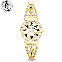 Rockin' Elvis Presley Rotating Watch With White Crystals