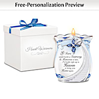 "Loving Memories" Personalized Remembrance Candleholder