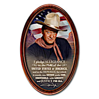 John Wayne: The Pledge Of Allegiance Collector Plate