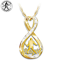 "Elvis Forever" 18K Gold-Plated Infinity Pendant Necklace