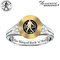 Elvis Gold Record Ring