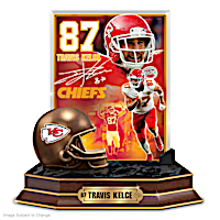 Travis Kelce Sculpture