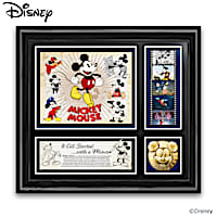 Mickey Mouse Wall Decor With 22K Gold-Plated Medallion