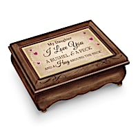 Daughter, I Love You A Bushel And A Peck Music Box