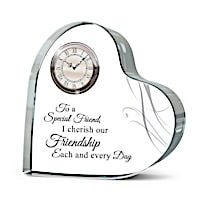 Forever Loved Special Friend Clock