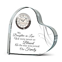 Forever Loved Daughter-In-Law Clock