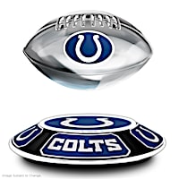 Colts Levitating Football Lights Up And Spins