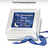 I Love You To The Moon And Back Personalized Music Box