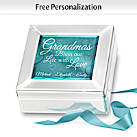 Grandmas Bless Our Life With Love Personalized Music Box