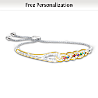 Our Family's Strength Of Love Personalized Bracelet