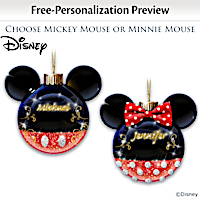 Disney Timeless Memories Personalized Ornament