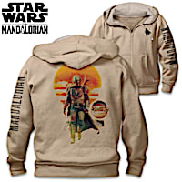 STAR WARS The Mandalorian Men's Hoodie With Series Artwork