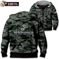 U.S. Marines Camo Men's Hoodie