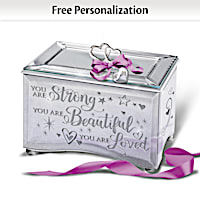 Granddaughter, You Are Strong Personalized Music Box