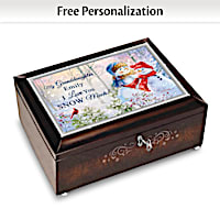 My Granddaughter I Love You Snow Much Personalized Music Box