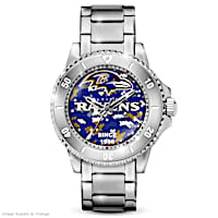 Baltimore Ravens Digital Camo Print Men's Watch