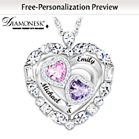 Reflections Of Our Love Personalized Pendant Necklace