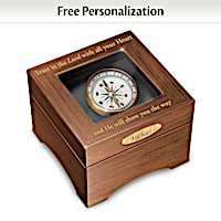 He Will Show You the Way Personalized Keepsake Box