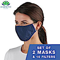 Bacterial Resistant Cooling Face Mask Set
