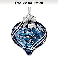 My Son, My Pride, My Joy Personalized Ornament