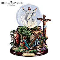 Thomas Kinkade's Visions Of Christ Glitter Globe