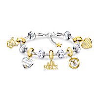 Pride Of The Air Force Charm Bracelet