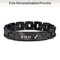 My Grandson, My Pride And Joy Personalized Diamond Bracelet