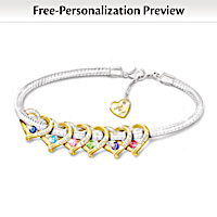 My Family Joined By Love Personalized Bracelet