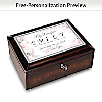 Daughter, You're One Of A Kind Personalized Music Box