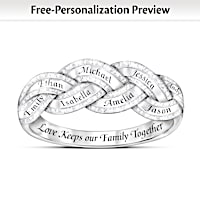 My Precious Family Personalized Diamond Ring