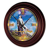 I Am With You Always Wall Clock