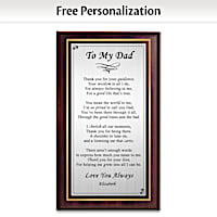 Proud To Call You Dad Personalized Wall Decor