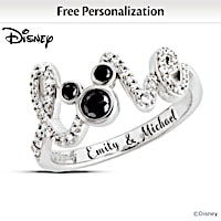 Disney The Magic Of Love Personalized Ring