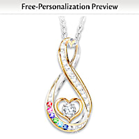 An Amazing Mother Personalized Diamond Pendant Necklace