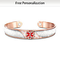 Power Of Wellness Personalized Bracelet